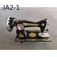 Machine à Coudre DOMESTIQUE Manuelle de Type Ancien JA2-2 pour Couturier, TÊTE SEULE, Couleur Noire, 12 Fers, Fabriquée au Japon, pour Vêtements