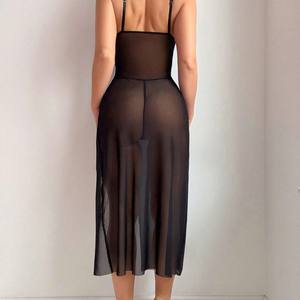 Европейский и американский сексуальный комплект нижнего белья с кружевом, утягивающий талию, с поддержкой и эффектом пуш-ап, с поясом для чулок, для женщин, для трансграничной торговли - Product Image 4