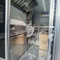 Remorque alimentaire remorquable pour camion de crème glacée, utilisation extérieure et agricole, en tôle galvanisée, certifiée CE, facile à utiliser