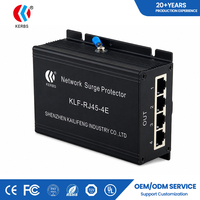 Protection contre les surtensions Ethernet Gigabit 8/16 ports RJ45 POE SPD CAT6 CAT6A, 10V, 19 pouces, en alliage d'aluminium, certifiée CE, pour distribution