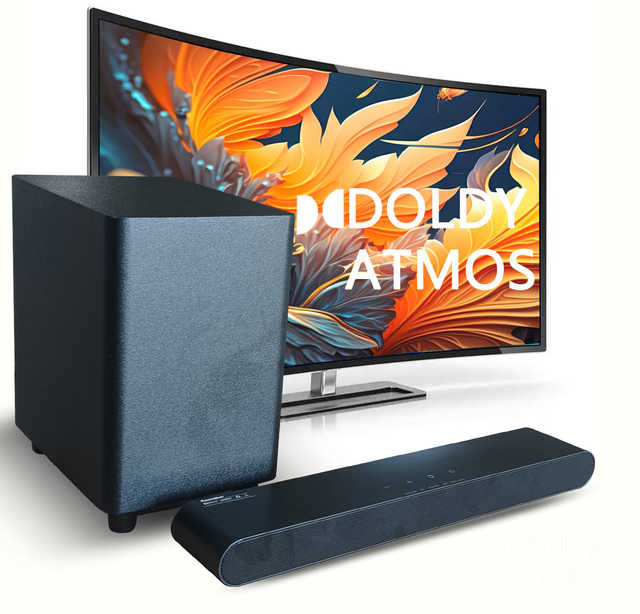 TV Equipment with 280W Dolby Atmos, 3D Surround Sound System, 2.1 with Subwoofer, 5.3 BT Soundbar for Home Theater