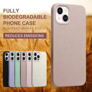 เคสโทรศัพท์มือถือ Weview Eco Wheat Straw ย่อยสลายได้ทางชีวภาพ ผลิตจากโรงงานขายส่ง ใช้ได้กับรุ่น 13 14 15 16 17 <span class=keywords><strong>Pro</strong></span> <span class=keywords><strong>Max</strong></span> - Product Image 5