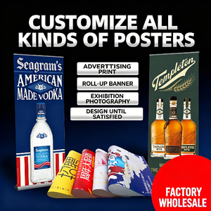 Affiches en PP personnalisées en gros avec logo, impression offset imperméable, grandes affiches murales A0 A1 <span class=keywords><strong>A2</strong></span> A3 A4 - Product Image 4