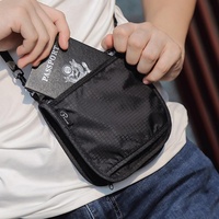 Bolsa de Viaje con Bloqueo RFID, Compacta y Segura, 2 en 1, Riñonera, Cinturón de Dinero para Viaje, con Protección RFID