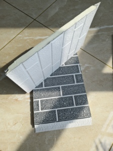 Kim loại hiện đại <span class=keywords><strong>siding</strong></span> Panels cho bên ngoài bức tường trang trí Polyurethane PU Bảng điều chỉnh thành phần lợp Tấm bánh sandwich thép di động - Product Image 4