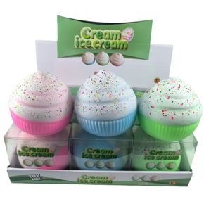 Jouet Squishy Kawaii Gâteau Glacé à Remontée Lente en TPR avec Remplissage en Farine, Jouet Sensoriel Anti-Stress à Presser - Product Image 5