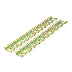 Mounting Din Rail Cabinet Panel Steel Dinrail Mounting 35mm Guide Slotted Din Rail