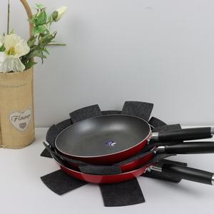 Protectores de Ollas y Sartenes Reutilizables Ecológicos de Fieltro de Poliéster, Juego de Utensilios de Cocina con Diseño Bordado Impreso, Estilo Moderno, Previenen Arañazos - Product Image 3