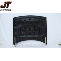 Nouveau capot moteur en fibre de carbone humide à 5 évents style Hellcat, design à fixation par boulons, noir, haute performance, pour Challenger