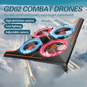 Drone Global GD02 RC Fighter Quadcopter F22 Avion Jet avec lumière LED, jouets volants pour enfants, modèle de drone télécommandé - Product Image 3