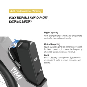 YIMI Anti-theft Shared IoT Remote System APP QR Scan Rental E-bike GPS Tracking Geofence Solution <b>with</b> Hub <b>Lock</b> - Product Image 5