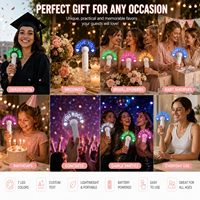 Ventaglietti LED Portatili Personalizzati con Messaggio, Souvenir per Eventi Aziendali, Matrimoni e Feste