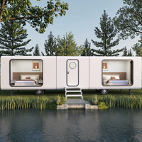 Chine moderne 10m hôtel de luxe préfabriqué minuscule Apple House luxueux modulaire Casas Space Capsule