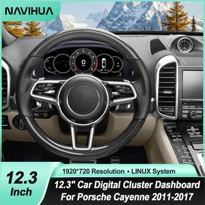 Navihua LCD Digital Cluster LCD Dashboard Auto Meter Virtual Cockpit <b>for</b> Porsche Cayenne 958 2011-2017 <b>Speedometer</b> Instrument - Product Image 4