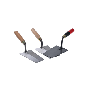 Truelle carrée en acier au carbone durable avec <span class=keywords><strong>petit</strong></span> manche en bois, flotteur de maçonnerie <span class=keywords><strong>pour</strong></span> <span class=keywords><strong>travaux</strong></span> de bricolage - Product Image 3
