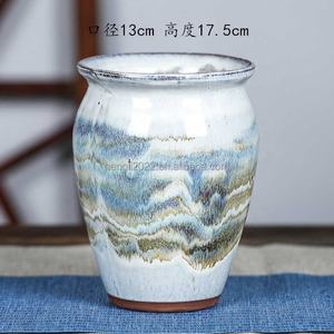 Maceta Grande de Arcilla Morada, Estilo Rústico, para Balcón, Interior, Plantas Verdes, Maceta Pequeña - Product Image 6