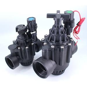 Válvula Solenoide de Plástico para Control de Agua, Riego Automático, Dirección de Flujo Unidireccional, Tipo Normalmente Cerrado - Product Image 1