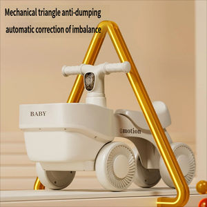 รถสามล้อทรงตัวพลาสติกสำหรับเด็ก รุ่นใหม่ อายุ 1-3 ปี รถหัดเดินสี่ล้อ ของเล่นสำหรับเด็กชายและเด็กหญิง - Product Image 4