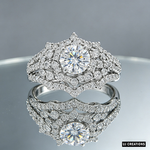 Personnalisé S925 | 10K | 14K | Bague de mariage en or massif 18 carats avec diamant brillant de 1,0 carat cultivé en laboratoire, qualité VVS-VS, certifiée IGI, pour les occasions spéciales - Product Image 2