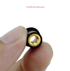 M4 M5 M6 Rosca de latón Neoprenos Inserto de goma negra Remache Tuerca de pozo Amortiguador Panel Fijación Motocicletas Parabrisas Tuerca de remache de goma - Product Image 6