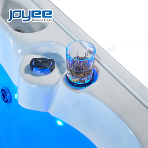 Copertura per Vasca Idromassaggio da Esterno JOYEE, <span class=keywords><strong>Jacuzzi</strong></span> per <span class=keywords><strong>5</strong></span> Persone, Spa Villa Country Moderna, Progetto OEM ODM, Produttore di Sistemi di Massaggio ad Acqua - Product Image 3