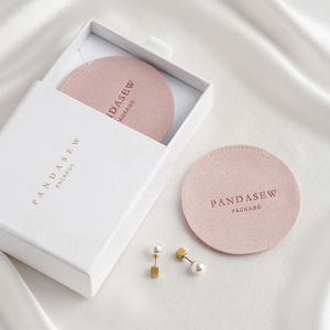PandaSew Custom Logo Luxury Microfiber Jewelry Pouch Gift Rings Earrings Necklace Cosmetic Jewelry Packaging Bags - Product Image 5