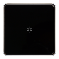 Appareils de maison intelligente ODM OEM pour Tuya Zigbee Touch App Control Interrupteur d'éclairage unipolaire PC Matériel Norme européenne pour la maison