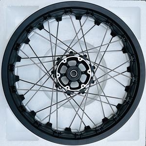 Buje de rueda con radios sin cámara, adecuado para modificación de buje de rueda BMW F800GS (modelos 2008-2018), rueda delantera 2.15*21, rueda trasera 4.25*17 - Product Image 1