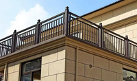 edelstahl dekorative metall gusseiserne treppen balustraden geländer großhandel/schmiedeeisen balustrade innen schmiedeeisen treppen
