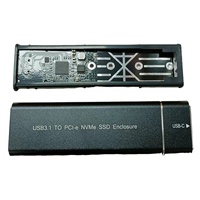 Casing Aluminium Alloy dengan Pembuangan Panas Cepat dan Transmisi Kecepatan Tinggi Kotak Drive Solid-state Eksternal M.2 NVME SSD