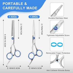 Tijeras de Peluquería Profesionales Obexa OBS-3994 para Cabello Fino, para Diestros, 6.5 Pulgadas, Acero Inoxidable, Cuchillas Afiladas - Product Image 6