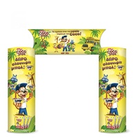 Logo personnalisé impression papier voyageur debout publicité carton découpe voyageur debout affichage