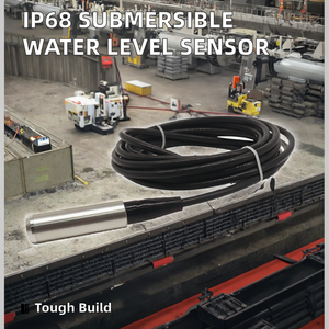 חיישן גובה מים הידרוסטטי טבול IP68 <span class=keywords><strong>4</strong></span>-<span class=keywords><strong>20mA</strong></span> 0-10V RS485, עמיד בפני פיצוץ, פיזומטר מתכתי, דיוק 0.5% FS/שנה - Product Image 5