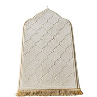 Tapis de Prière Musulman Islamique de Qualité Supérieure, Antidérapant, Portable de Voyage avec Mousse Épaisse Rembourrée pour un Confort Optimal lors de l'Adoration