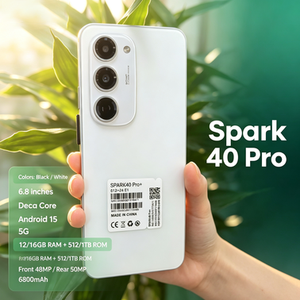Teléfono Inteligente Techno SPARK40 Pro Plus LTE Desbloqueado con Android, Pantalla LED HD de 6.8 Pulgadas, Doble SIM, 512 GB de ROM, Francés, 5000 mAh, Deca Core - Product Image 3