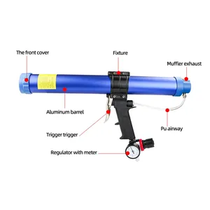 <span class=keywords><strong>Pistolet</strong></span> de scellement <span class=keywords><strong>pneumatique</strong></span> SUBAO 600 ml pour <span class=keywords><strong>silicone</strong></span>, saucisses, fer, verre, caoutchouc et calfeutrage - Product Image 4