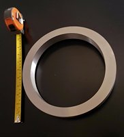 4, 6 ou 8 Grands numéros de maison flottants / numéros de porte en acier inoxydable brossé massif