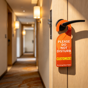 Servicio de Impresión de Folletos Colgantes para Puertas Personalizados al por Mayor para Distribución, Publicidad Promocional, Hoteles, Oficinas, Fábricas - Product Image 2