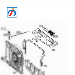 Cache de ventilateur de refroidissement pour <span class=keywords><strong>Mercedes</strong></span> Benz C W204 OEM 2045000155 - Product Image 6