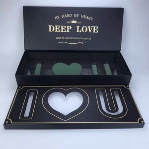 Hot Selling Square-shaped Cardboard for Festival <b>Gift</b> Boxes with Plastic Film for Mother's Day and Valentine's Day Flower <b>Box</b> - Product Image 2