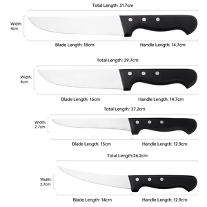 Coltelli da macello per <span class=keywords><strong>scuoiatura</strong></span> o <span class=keywords><strong>scuoiatura</strong></span> Super affilati 7 pezzi coltelli da cucina per Chef con filettatura da Chef Set di coltelli da macellaio - Product Image 4