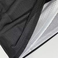 Maillot de basket-ball réversible de haute qualité en maille de polyester 100% personnalisé sans manches à séchage rapide et évacuation de l'humidité