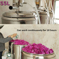 50l Fleurs Extracteur D'huile Végétale Usage Domestique Extracteur À Vapeur D'huile Essentielle Machine D'extrait D'huile De Thym Avec Prix De Gros