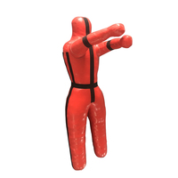 Mannequin d'entraînement de lutte, de BJJ, de MMA et de grappling sur pied, en PVC et PU personnalisé, avec remplissage de sable pour la remise en forme