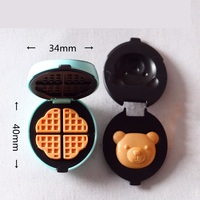 Mini gaufrier miniature d'usine, accessoire de cuisine pour maison de poupée, double moule, simulation d'appareil miniature, modèle de jeu alimentaire DIY, cadeau