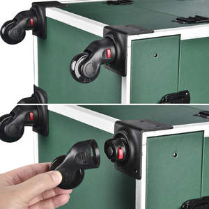 Trolley de Maquillage et Coiffure Professionnel Grande Capacité en Aluminium avec Tiroirs Coulissants Verrouillables, Étanche et Durable pour Voyage - Product Image 2