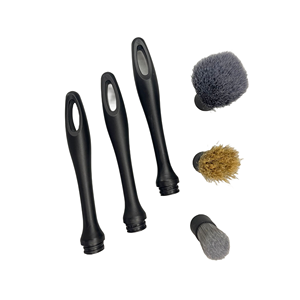 Ensemble de brosses de nettoyage automobile multifonctionnelles personnalisées en 3 pièces, douces, pour l'intérieur de la voiture - Product Image 1