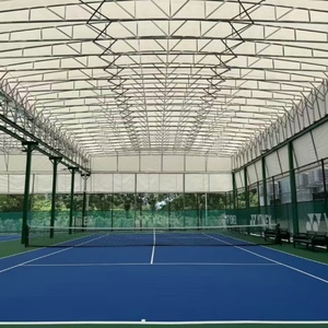 Abri coulissant motorisé ignifuge robuste sur mesure pour extérieur, pour entrepôt, atelier, terrains de sport, padel et pickleball - Product Image 4