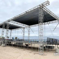 Structure de présentation modulaire en alliage d'aluminium, robuste, capacité de charge de 400 kg, légère, antirouille, installation rapide, mobile, personnalisable