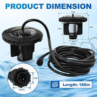 Ensemble de cellules à sel de remplacement R0693900 compatible avec le chlorinateur au sel Jandy TruClear 11K 11KU jusqu'à 35 000 gallons